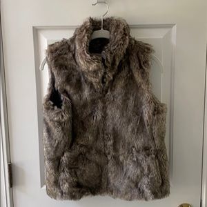 Banana Republic Faux Fur Vest